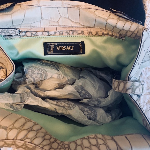 Vintage Versace Alligator Purse Never Used! - Picture 6 of 8